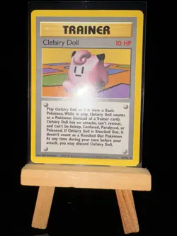 CLEFAIRY DOLL - 70/102 Trainer Base Set - Regular Rare - Pokemon TCG Card - Image 4