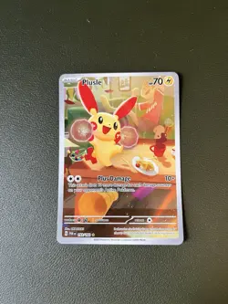 Pokemon TCG Plusle 193/182 SV04 Paradox Rift Illustration Rare Holo EN 2023 - Image 1