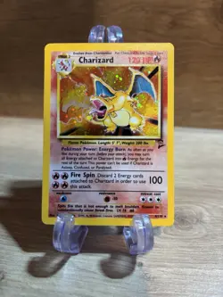 The Pokemon Company Charizard 004/130 Base Set 2 Holo Rare 120HP EN 1999 - Image 1