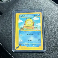 Pokemon Psyduck Aquapolis e-Card 104/147 Common Regular 50 HP English 2002 - Image 1