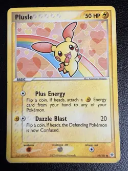 Pokemon 2004 Plusle 69/101 Hidden Legends Common TCG Card Rare - Image 1
