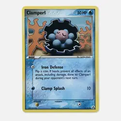 Clamperl 51/92 EX Legend Maker Common English Pokemon Card 2006 - Image 1
