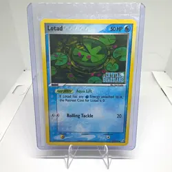 Pokemon TCG Lotad 33/100 EX Crystal Guardians Set Stamp Common 50 HP EN 2006 - Image 1