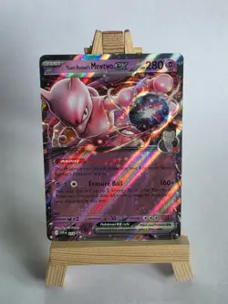 Team Rockets Mewtwo Ex SVP 216 Destined Rivals Black Star Promo Pokemon Card NM - Image 1
