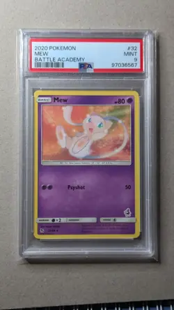 PSA 9 Mew 32/68 Battle Academy Mewtwo Deck 2020 Pokemon Card - Image 4