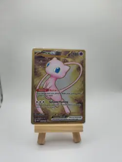 Pokemon Mew EX TCG Metal Gold Card 205/165 SV 151 Ultra Premium Promo - Image 1