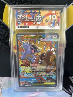 Pokemon TCG Mega Kangaskhan EX Card 182/132 Sir Mega Evolution Ace 10 - Image 1