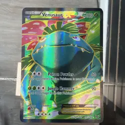 Pokemon TCG XY Base Set Venusaur-EX Full Art Ultra Rare Card 141/146 HP - Image 1