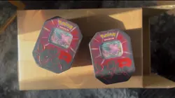 Pokemon TCG: Team Rocket Tin - Nidoking ex (1 Foil Promo Card & 4 Booster Packs) - Image 1