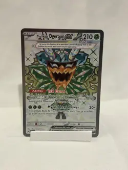 Pokemon TCG Teal Mask Ogerpon EX Twilight Masquerade 190/167 - Image 2