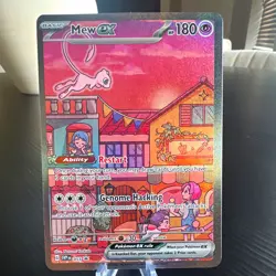 Pokemon TCG 151 Mew ex 053 Scarlet & Violet Promo Full Art Holo NM - Image 1