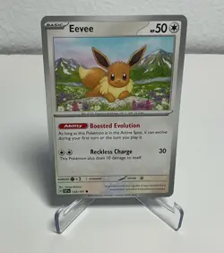 Pokemon TCG Surging Sparks Eevee Common 143/191 Near Mint - Image 1