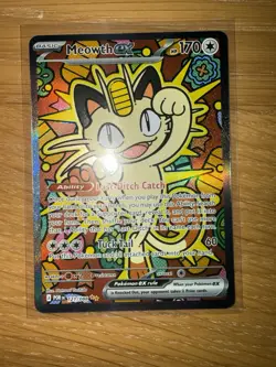 Pokemon TCG Meowth EX Perfect Order 121/088 Secret Rare - Image 3