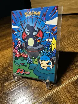 2025 Pokemon Team Rocket Card Database Charizard Blastoise Venusaur Red Cracked - Image 2