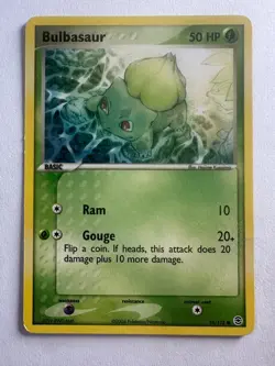 Bulbasaur 55/112 Common FireRed & LeafGreen Pokemon Moderately Played - Image 1