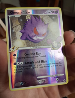 The Pokemon Company Pokemon TCG Gengar GL 40/111 Rising Rivals Unc Rev Holo SP - Image 1
