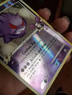 The Pokemon Company Pokemon TCG Gengar GL 40/111 Rising Rivals Unc Rev Holo SP - Image 2
