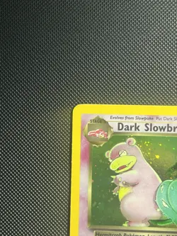 Dark Slowbro 12/82 Team Rocket Holo Rare WOTC Vintage Pokemon Card NM - Image 2