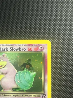 Dark Slowbro 12/82 Team Rocket Holo Rare WOTC Vintage Pokemon Card NM - Image 3