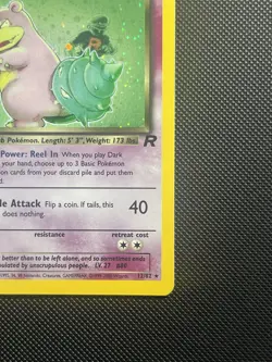 Dark Slowbro 12/82 Team Rocket Holo Rare WOTC Vintage Pokemon Card NM - Image 5