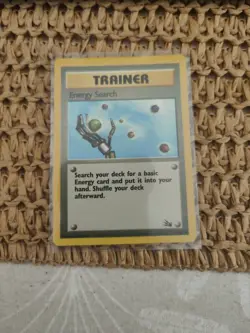 Pokemon TCG Cards 1st Edition Energy Search 59/62 Fossil EXC-NM - Image 1