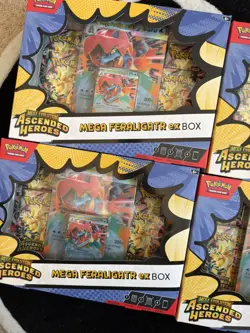 Pokemon TCG Ascended Heroes Mega Feraligatr EX Box Brand New and Factory Sealed - Image 2