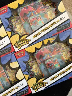 Pokemon TCG Ascended Heroes Mega Feraligatr EX Box Brand New and Factory Sealed - Image 3