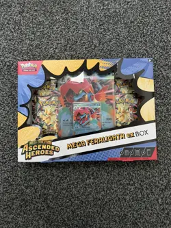 Pokemon TCG: Ascended Heroes - Mega Feraligatr EX Box - New & Sealed - Image 1