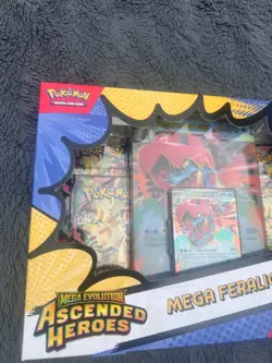 Pokemon TCG: Ascended Heroes Mega Feraligatr ex Box - Sealed / New - Image 4