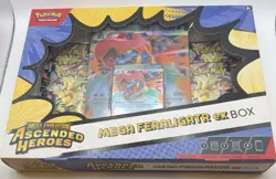 Pokemon TCG Mega Evolution Ascended Heroes Mega Feraligatr Ex Box - New & Sealed - Image 1