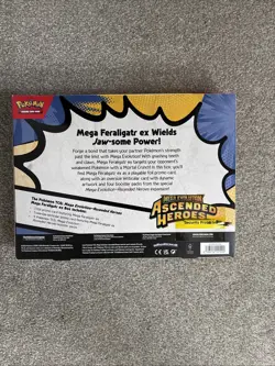 Pokemon TCG Ascended Heroes Mega Feraligatr Ex Box - Brand New & Sealed - Image 2