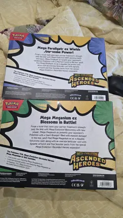 2x Pokemon TCG Ascended Heroes Ex Box (Meganium And Feraligatr) Brand New Sealed - Image 2