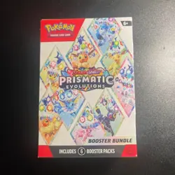 Pokemon TCG Scarlet & Violet—Prismatic Evolutions Booster Bundle 6 Packs 6+ - Image 1