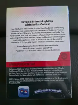 Pokemon TCG Scarlet & Violet Prismatic Evolutions Booster Bundle 6 Packs Sealed - Image 3