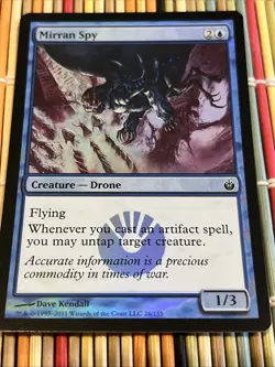 Mirran Spy - Mirrodin Besieged #26 MTG FOIL Free Shipping - Image 1