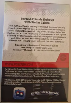 Pokemon TCG Scarlet & Violet Prismatic Evolutions Booster Bundle Sealed - Image 2