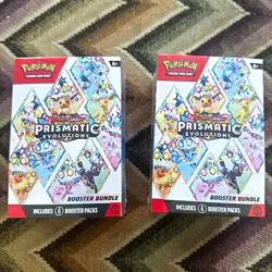 Pokemon TCG Scarlet & Violet: Prismatic Evolutions Booster Bundle 2 Boxes - Image 1