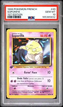 Pokemon Card Soporifik 49/102 Base Set Edition 1 PSA 10 GEM MINT 🔥 - Image 2