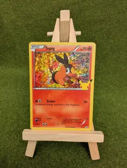 Tepig - 13/25 Holo Promo McDonald's 25th Anniversary Promos 013/025 NM Pokemon - Image 1