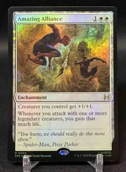 Amazing Alliance - FOIL - Marvel Spider-Man Eternal MTG - NM/M - Image 1