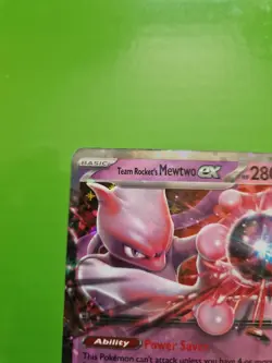 Pokemon TCG Team Rocket's Mewtwo EX Destined Rivals 081/182 - Image 2