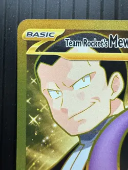 Pokemon Team Rocket's Mewtwo ex 240/182 Gold Hyper Rare Destined Rivals (NM) - Image 2