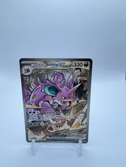 Team Rocket's Nidoking EX Illustration Rare 233/182 Pokemon Destined Rivals - Image 1
