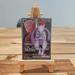 Pokemon TCG Team Rocket's Mewtwo EX Destined Rivals 213/182 - Image 1
