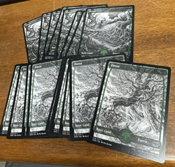 FOREST 276 & 277 (FULL ART) X20 Innistrad: Crimson Vow VOW Magic MTG MINT LC1 - Image 1