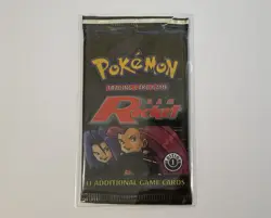 POKEMON TEAM ROCKET 1ST EDITION BOOSTER ART PACK OPENED NOT SEALED #5 - Image 1
