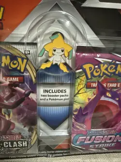 Pokemon Sword Shield Booster Packs and Collector Pin Rebel Clash Fusion Strike - Image 4