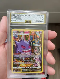 Gengar TG06/TG30 Lost Origin Trainer Gallery Holo AGS 10 ENG 2022 - Image 1