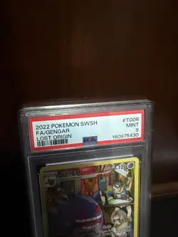 2022 POKEMON LOST ORIGIN FULL ART GENGAR #TG06 TRAINER GALLERY HOLO PSA 9 - Image 4