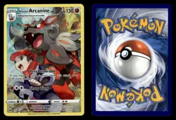 Hisuian Arcanine TG08/TG30 Holo Lost Origin Trainer Gallery Pokemon Card - Image 1